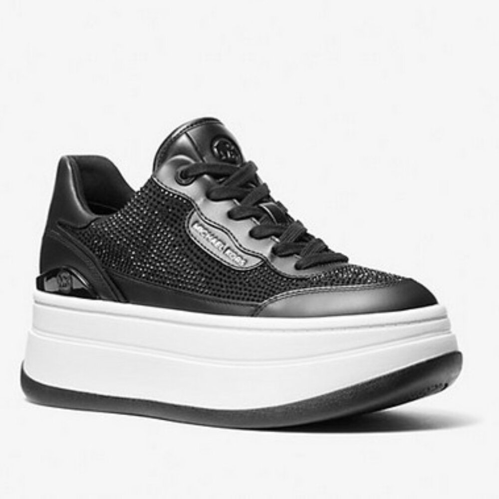 SOLD!!!!!!!!!!!!!!!!Michael Kors Hayes Leather Sneakers NEW W/BOX SOLD OUT!